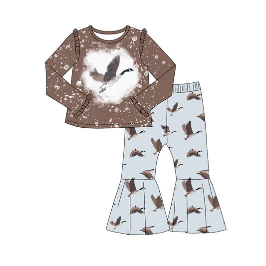 9.24 custom each style moq 5eta 4-6week Sibling Sister ducks baby girl sets and dress and rompers match family design