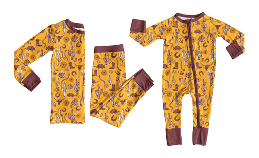 25.8.2 custom each style moq 5eta 4-6week Sibling Sister catcus boots baby boy long sleeve pants sets and rompers match family design
