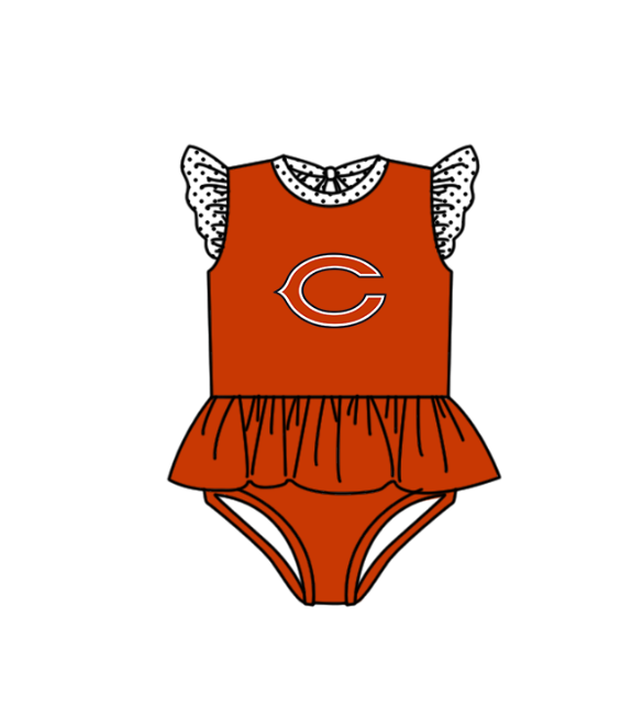 Custom moq 5 mix size milk silk summer teams Orange-Red baby girl boys clothes Two-Piece Swimsuit Set One Piece Swimsuits boy swim trunks