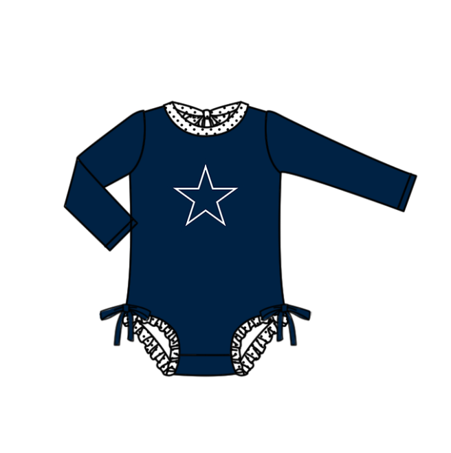 Custom moq 5 mix size milk silk summer teams baby girl boys clothes Navy Blue Two-Piece Swimsuit Set One Piece Swimsuits boy swim trunks