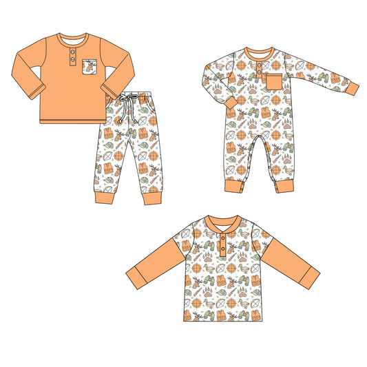 25.6.16 custom each style moq 5eta 4-6week Sibling Sisters baby boy long sleeve pants sets and romper and top match family design