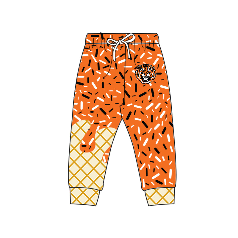 Custom moq 5 mix size milk silk summer teams baby girls clothes bow orange hooded long sleeve pants sets and boy sets and dress and hooded top and pant-25.8.16