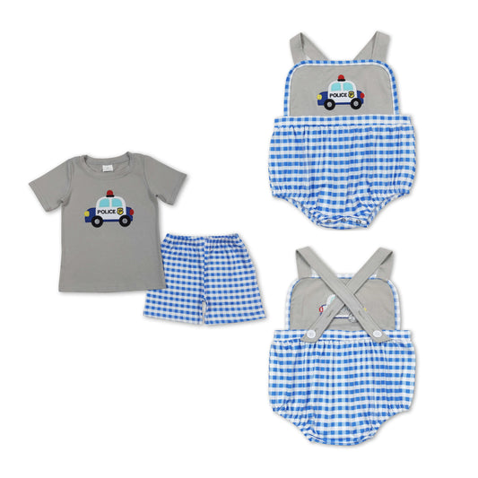 Baby Boys Shirt Shorts Summer Embroidery Rompers Outfits Clothes Sets