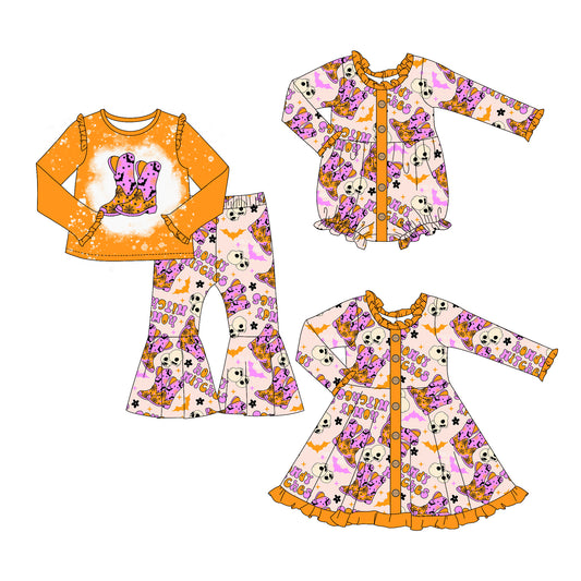 25.6.7 custom each style moq 5eta 4-6week Sibling Sisters boots baby girl long sleeve pants sets and dress and rompers match family design