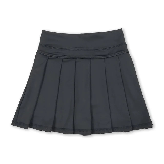 RTS NO MOQ Sibling Baby Girls Yoga Skorts Pleated Skirts Bottom