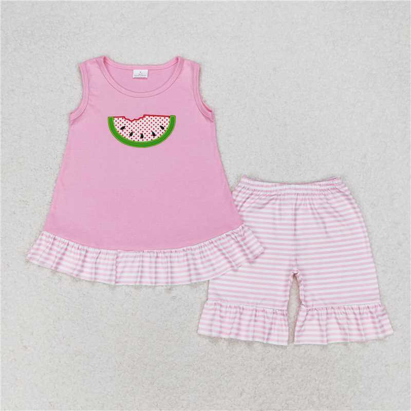 Baby Boys Shirt Shorts Summer Embroidery Rompers Outfits Clothes Sets