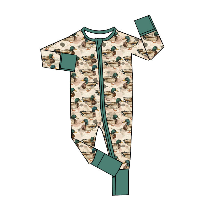 DeadlineDecember 4  custom no moq eta 6-8weeks Boys duck long sleeve romper