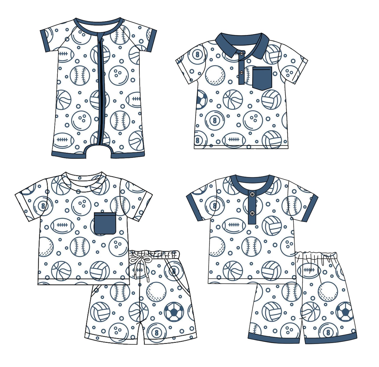 2.20 custom each style moq 5eta 4-6week Sibling Sister baby girl sets 1 and sets 2 and boy rompers and top match family design