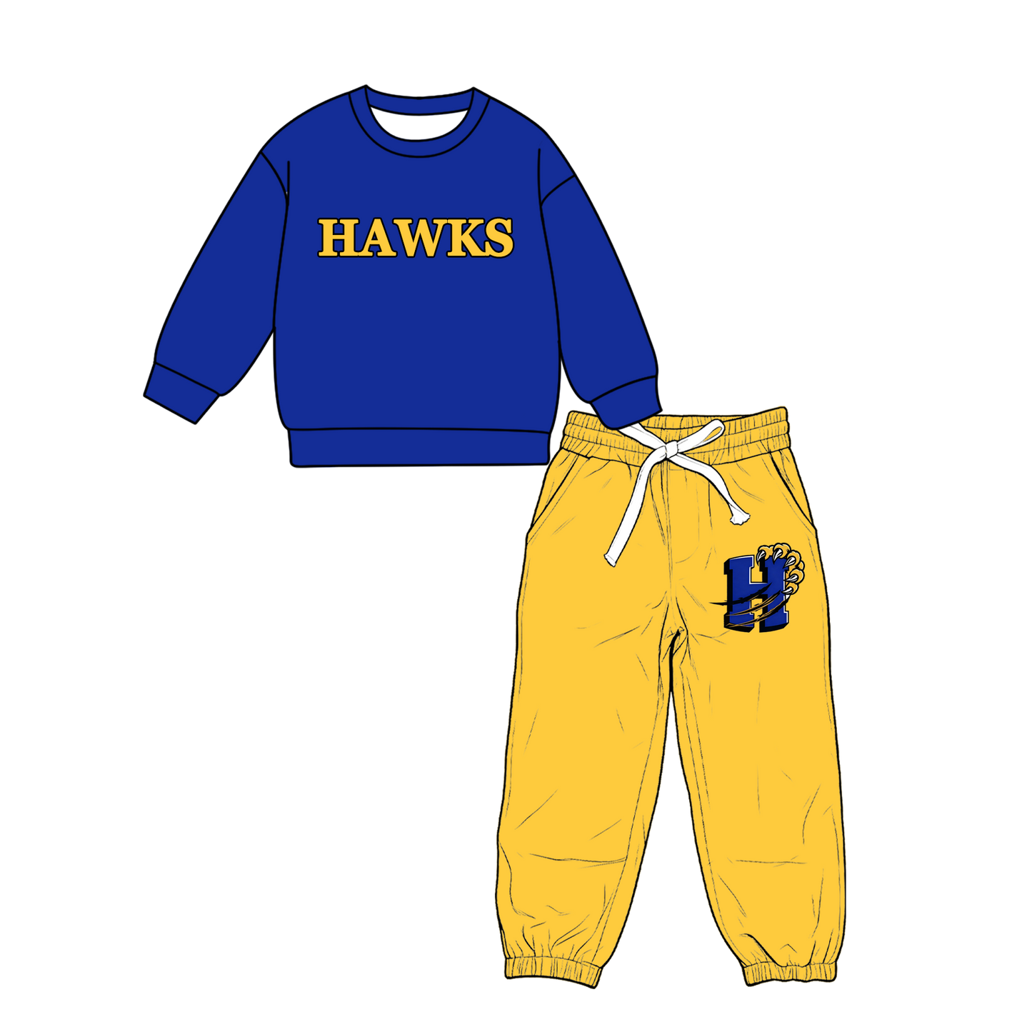 custom moq 5 mix size MSD070904 Baby Kids Long Sleeve Tops Pocket Pants Outfit Set