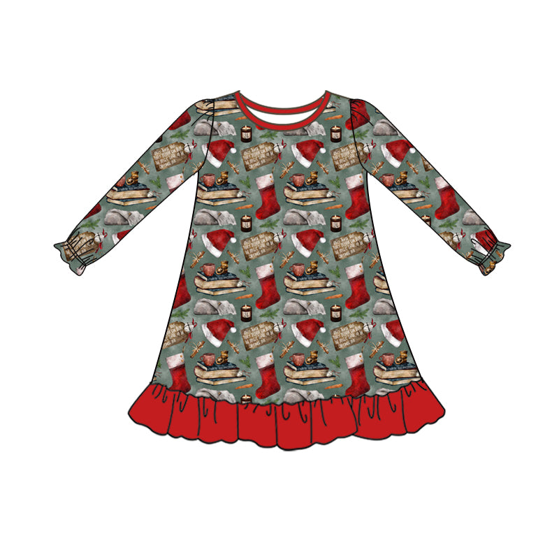 7.1 custom each style moq 5eta 4-6week Sibling Sister Christmas baby girls sets and dress and rompers match family design