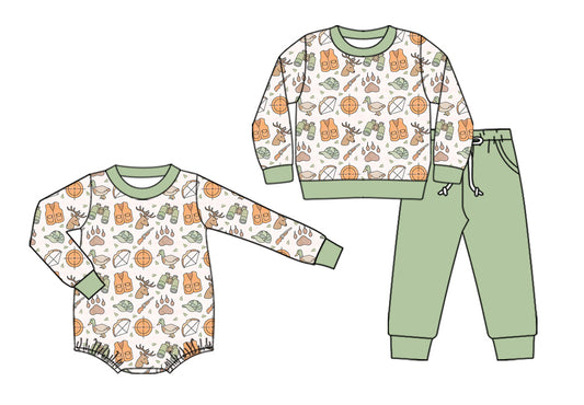 25.6.16 custom each style moq 5eta 4-6week Sibling Sisters duck baby boy long sleeve pants sets and rompers match family design