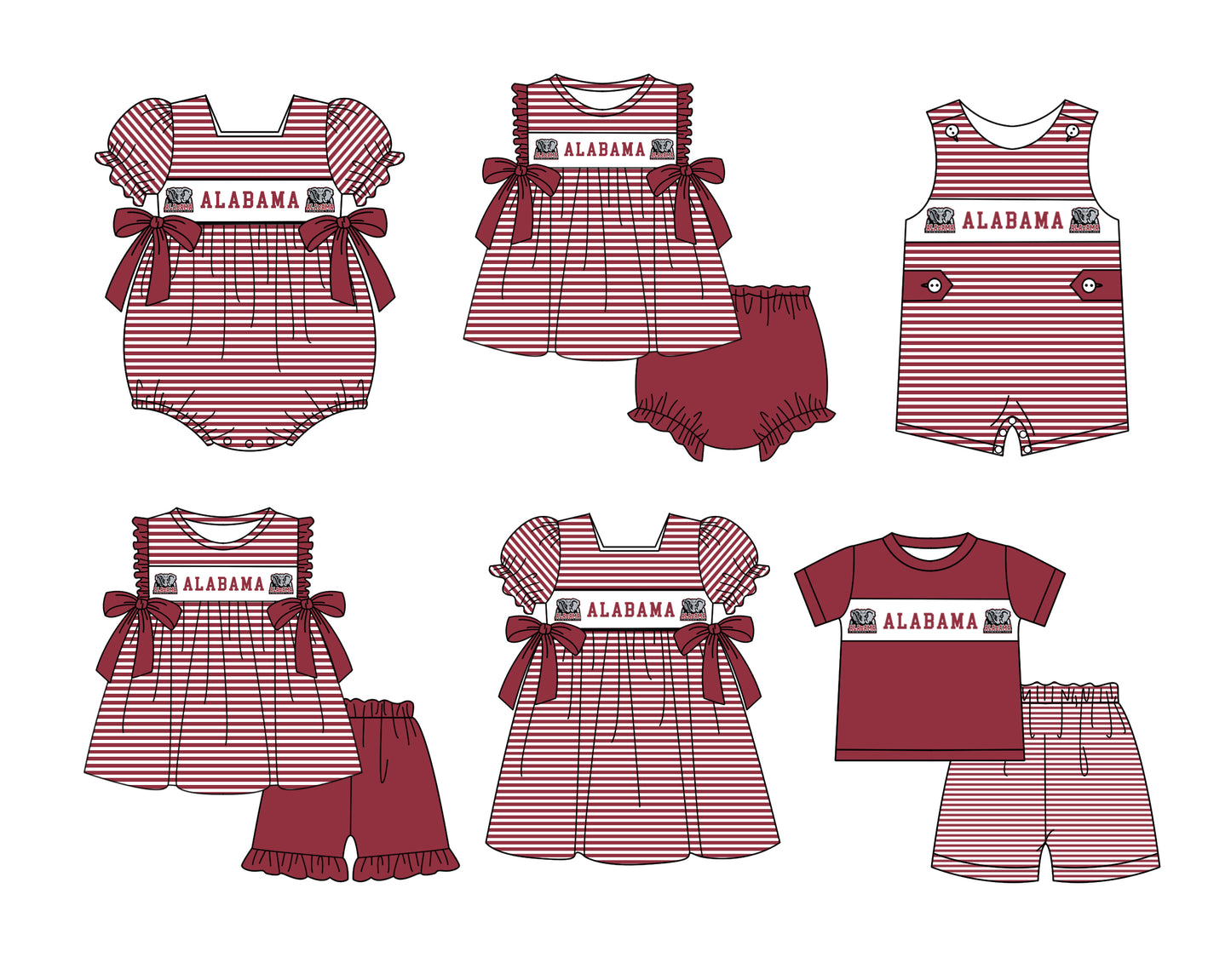 Custom moq 5 mix size milk silk summer teams baby girl boys clothes red short sleeve shorts sets 2 and brief sets and dress and rompers 2 series