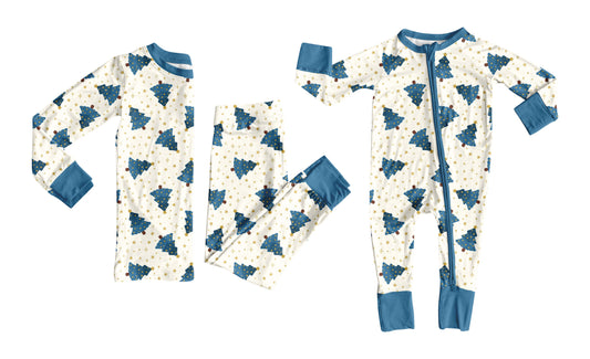 25.8.23 custom each style moq 5eta 4-6week Sibling Sisters Christmas trees baby boy clothes long sleeve pants sets and romper match family design
