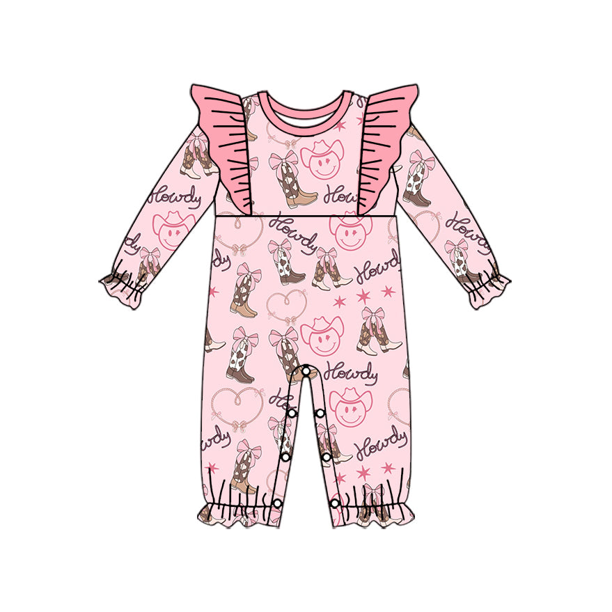 9.3 custom each style moq 5eta 4-6week Sibling Sister boots pink baby boys sets and rompers match family design