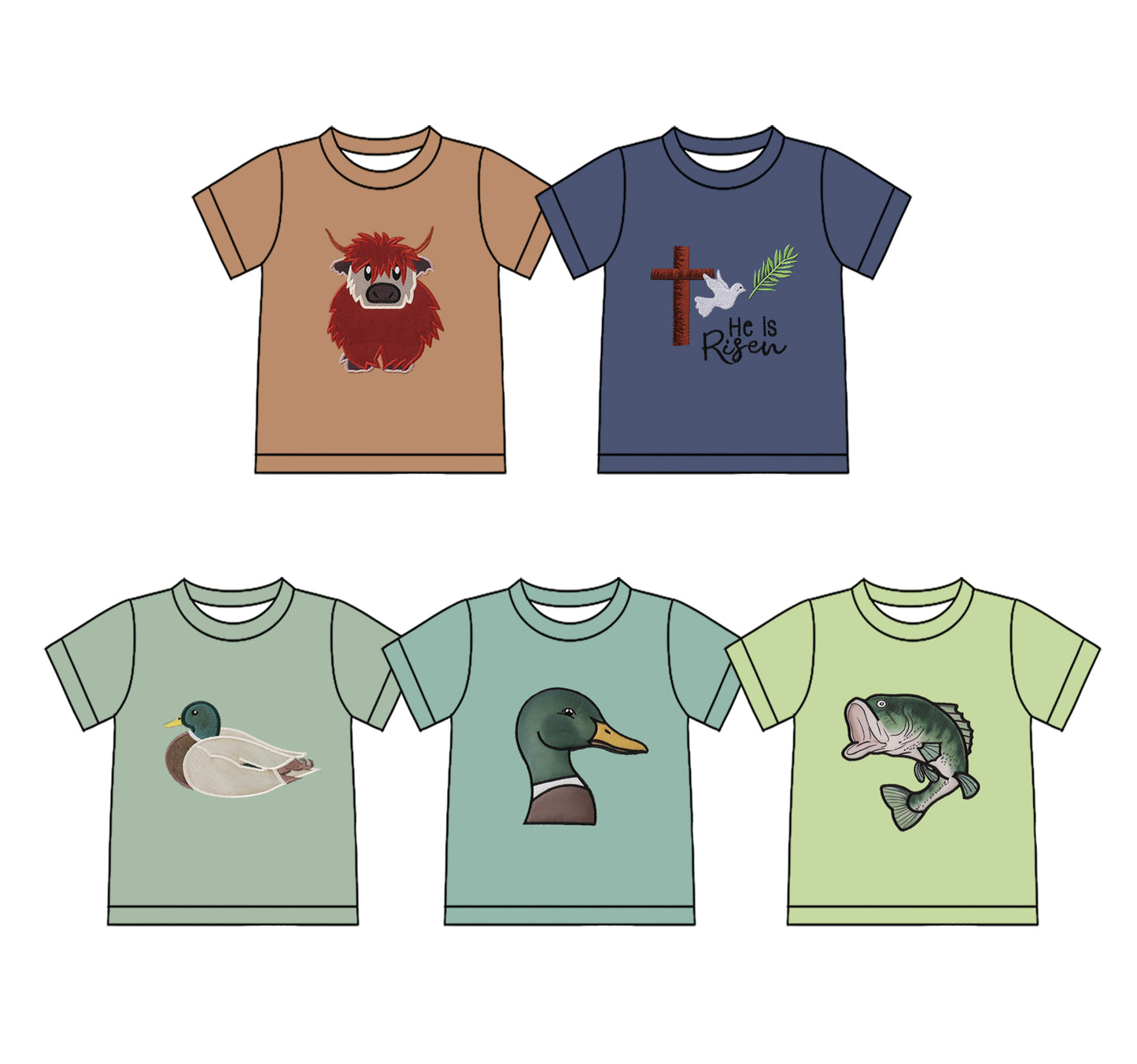 25.10.28 custom each style moq 5 eta 6-8week Sibling Sisters baby boy short sleeve top 5 match family design