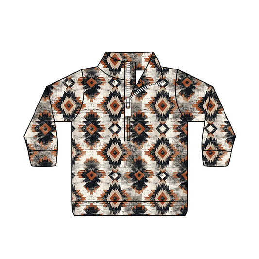 9.7 custom each style moq 5 eta 4-6week baby boys clothes geometric long sleeve top