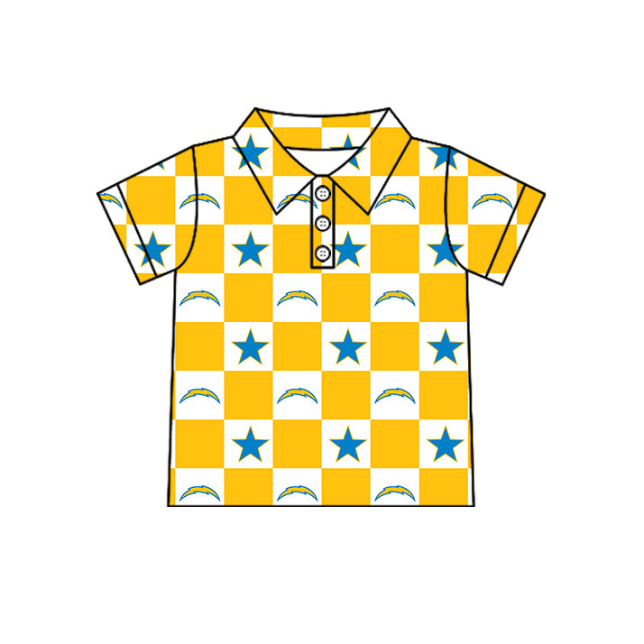 Custom moq 5 mix size milk silk summer teams Baby Girl Sleeveless Top Skirts Set Dress And Shorts Yoga Yellow Checked Outfit Boy's Checked Short-Sleeved Polo Shirt And Romper