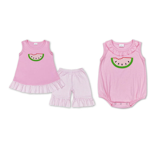 Baby Boys Shirt Shorts Summer Embroidery Rompers Outfits Clothes Sets