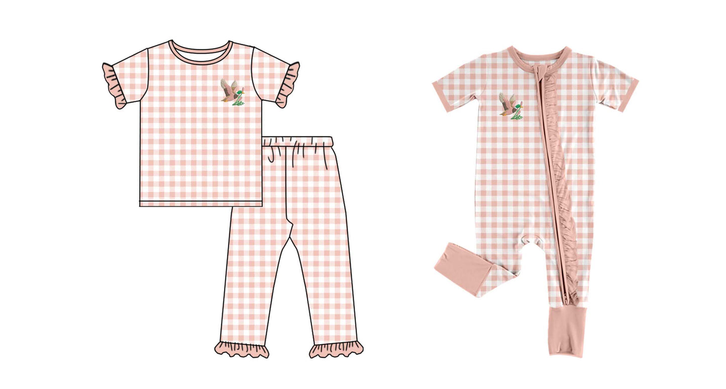 11.2 custom each style moq 5eta 4-6week Sibling Sister bow pink baby girls short sleeve sets and rompers match design