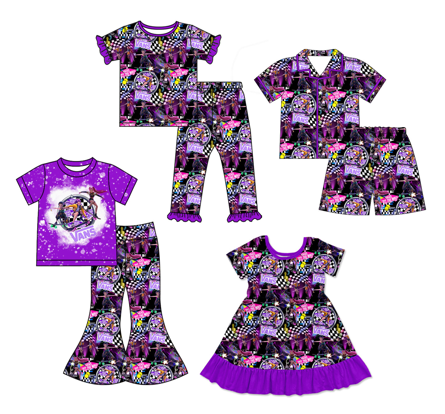 25.12.25 custom each style moq 5 eta 6-8week Sibling Sisters baby girl short sleeve pants sets 2 and shorts sets and dress match family design