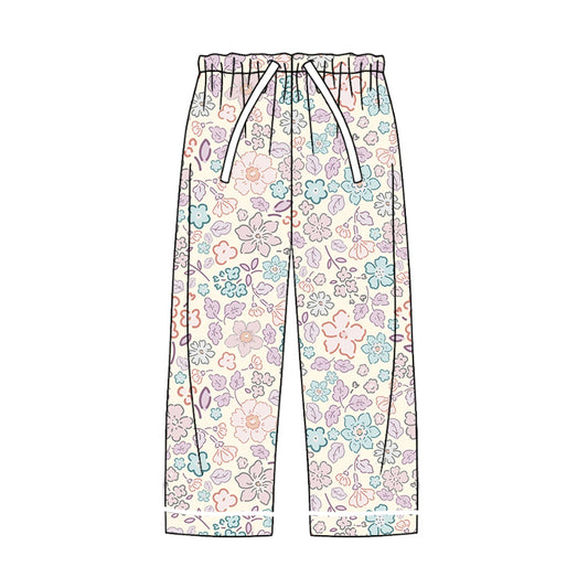 7.31 custom each style moq 5eta 4-6week adult clothes floral adult man pants