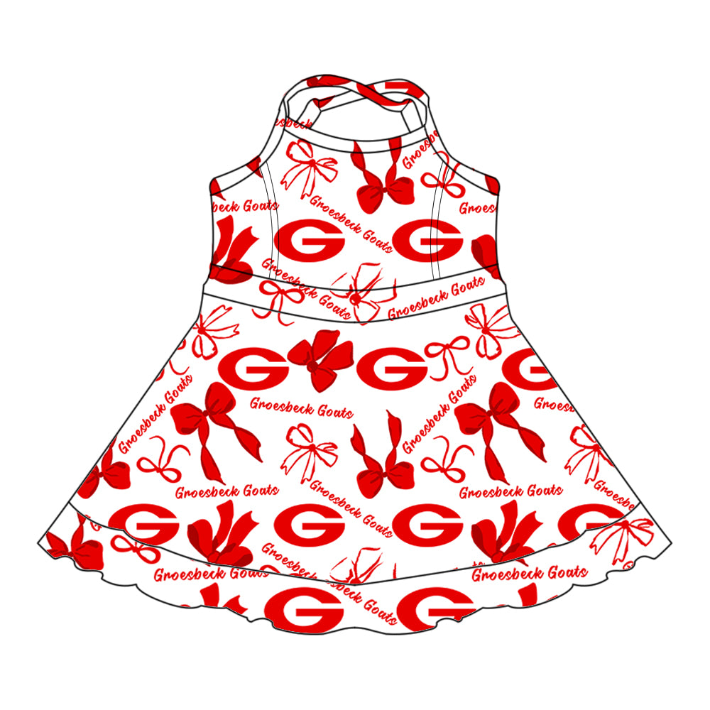 Custom moq 5 mix size milk silk summer teams baby girls clothes bow red hooded long sleeve pants sets and shorts sets and dress and top and pant-25.8.11
