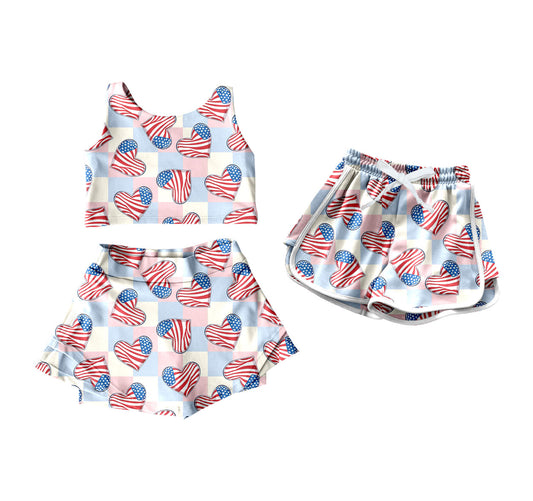 4.16 custom each style moq 5eta 4-6week Sibling Sister love baby girls clothes Short sleeve yoga dress and shorts match family design