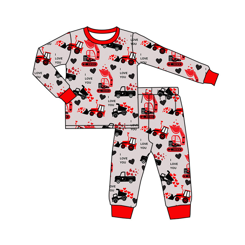 10.25 custom each style moq 5eta 4-6week Sibling love red baby boys sets and rompers match family design