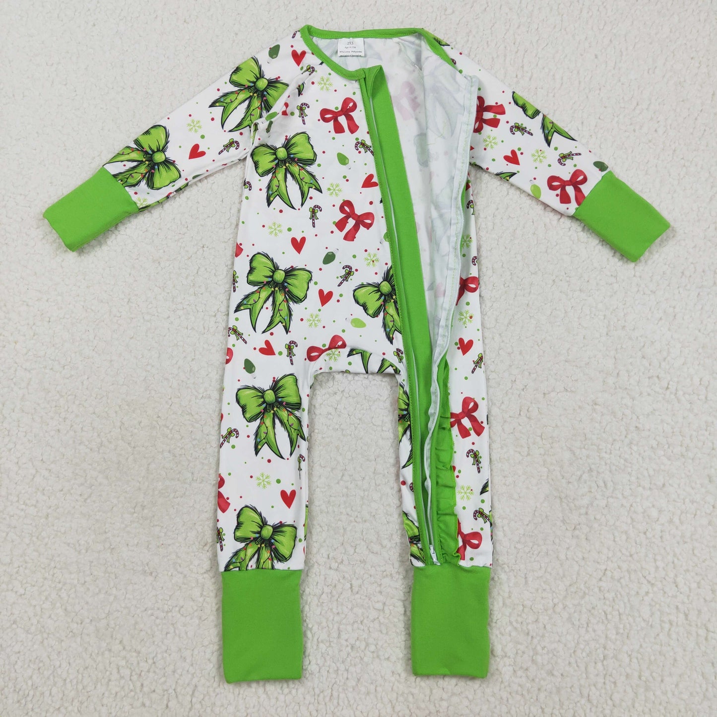 RTS NO MOQ Sibling Baby boy girls clothesChristmas long-sleeve rompers