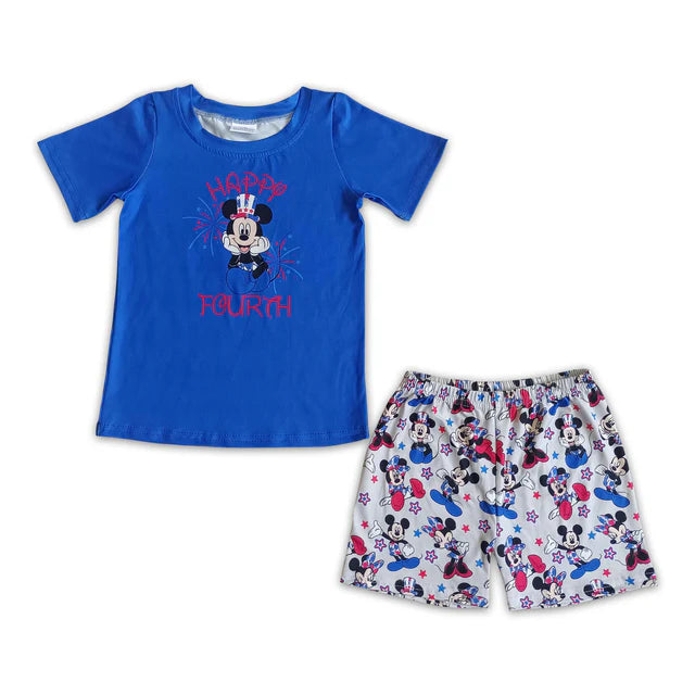 D10-18 Baby boys summer shorts sets
