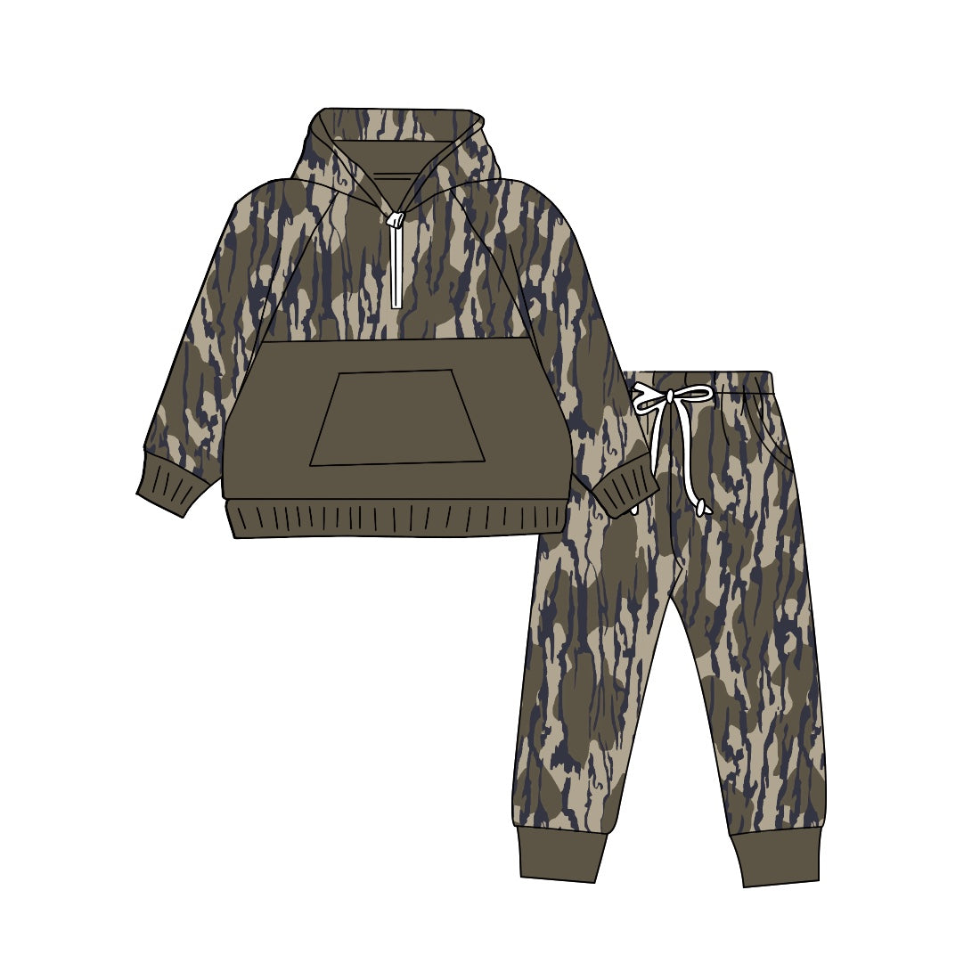 9.6 custom each style moq 5eta 4-6week baby boy clothes camouflage long sleeve pants sets