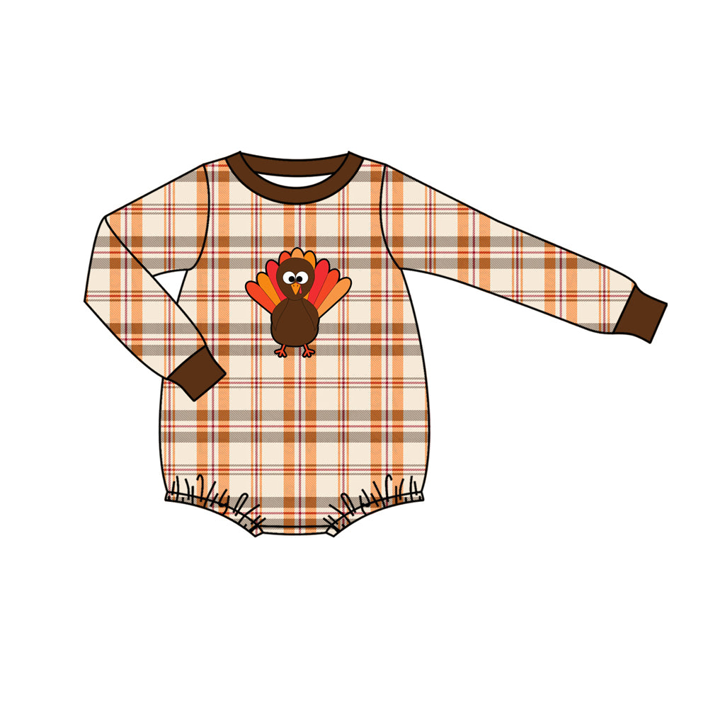 6.3 custom each style moq 5eta 4-6week Sibling Sister turkey brown boys outfits and baby romper match family design