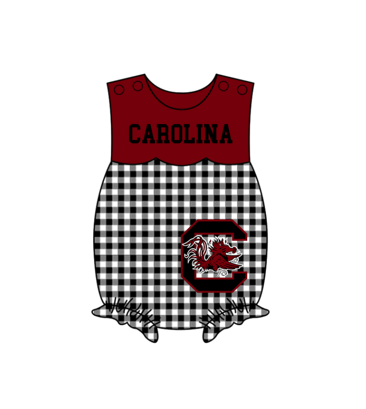 Custom moq 5 mix size milk silk summer teams baby girl boys clothes Dark Red Black and white checkered short sleeve shorts sets 3 and dress and rompers 2 series