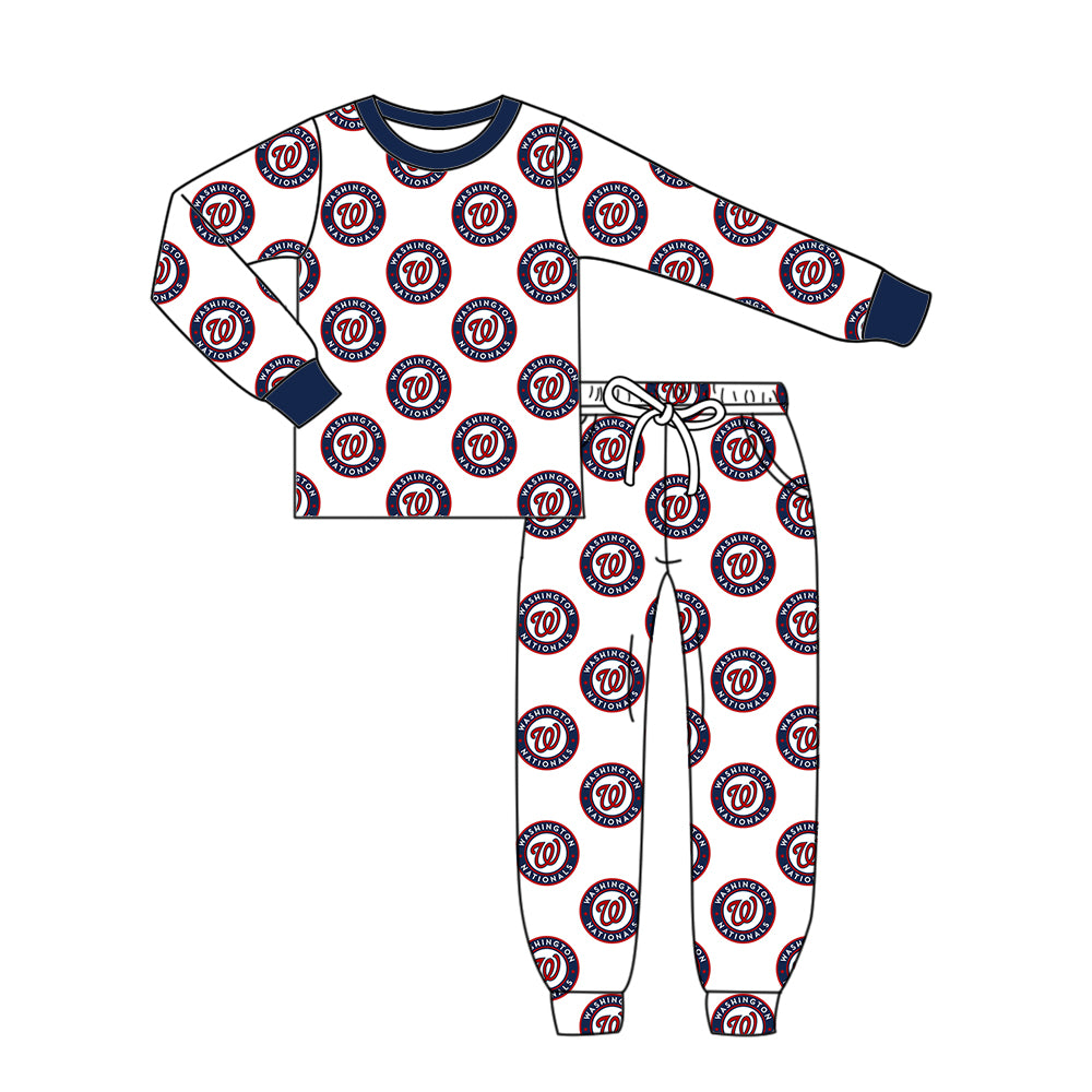 Custom moq 5 mix size milk silk summer teams baby girls clothes camouflage blue hooded long sleeve pants sets 2 and boy pants sets and pant-25.8.8