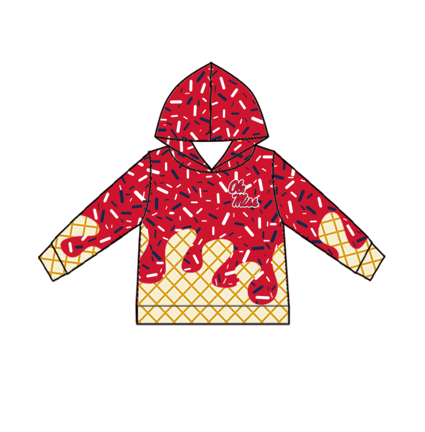 Custom moq 5 mix size milk silk summer teams baby girls clothes red hooded long sleeve pants sets and hooded top and pant and top 2-25.8.20