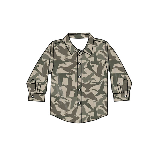 8.9 custom each style moq 5 eta 4-6week baby boys clothes duck gray buttom long sleeve top