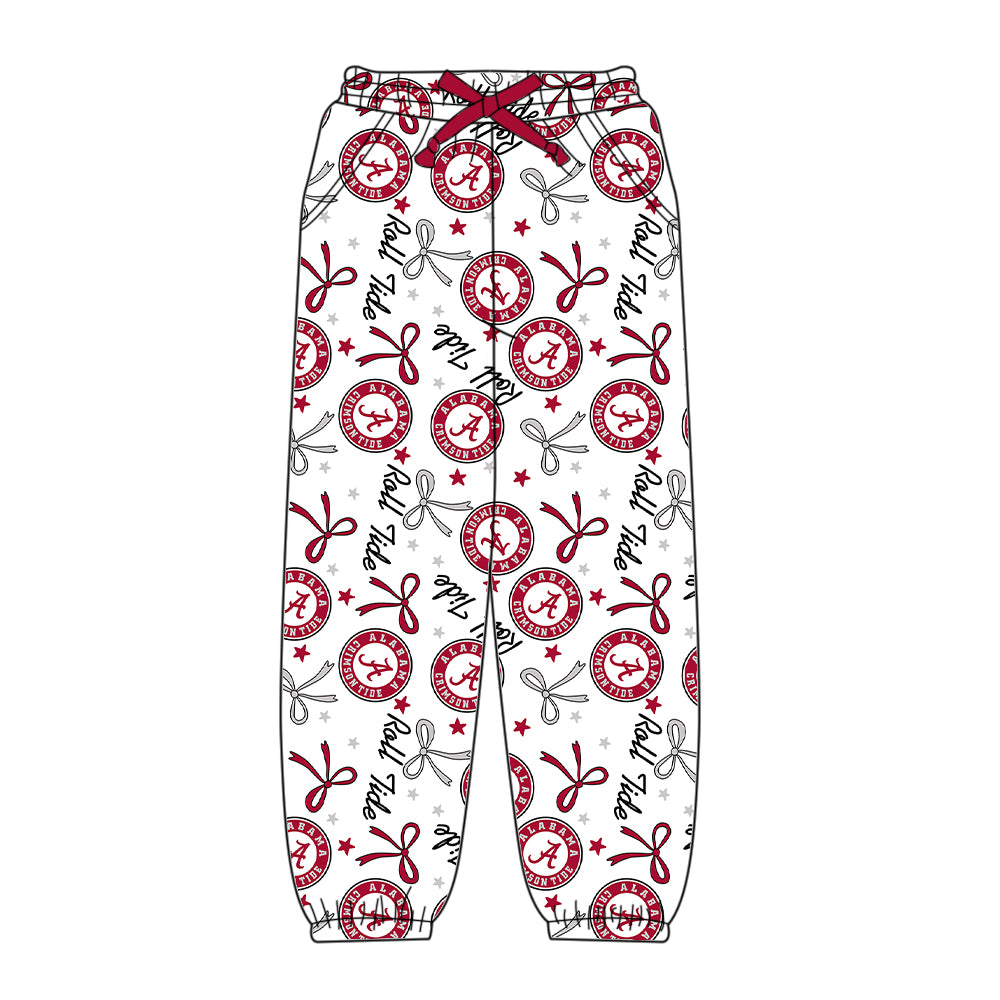 Custom moq 5 mix sizes summer teams baby girls clothes team brick red short sleeve shorts sets dress kids pants-25.5.12