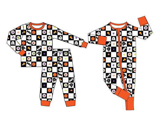 25.6.6 custom each style moq 5eta 4-6week Sibling Sisters pumpkin baby boy long sleeve pants sets and rompers match family design