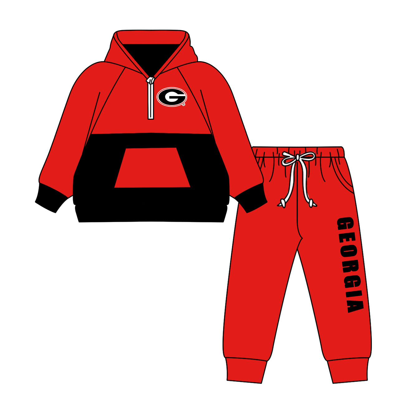 Custom moq 5 mix size milk silk summer teams baby girls clothes red hooded long sleeve pants sets and boy sets and dress and tops 2-25.8.19