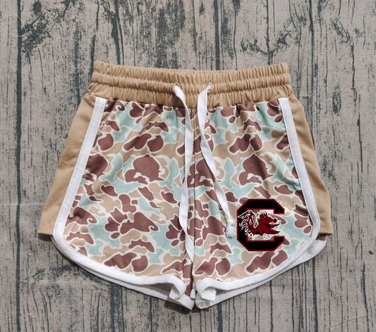 Custom moq 5 mix size milk silk baby kids clothes team camouflage summer shorts-25.11.20