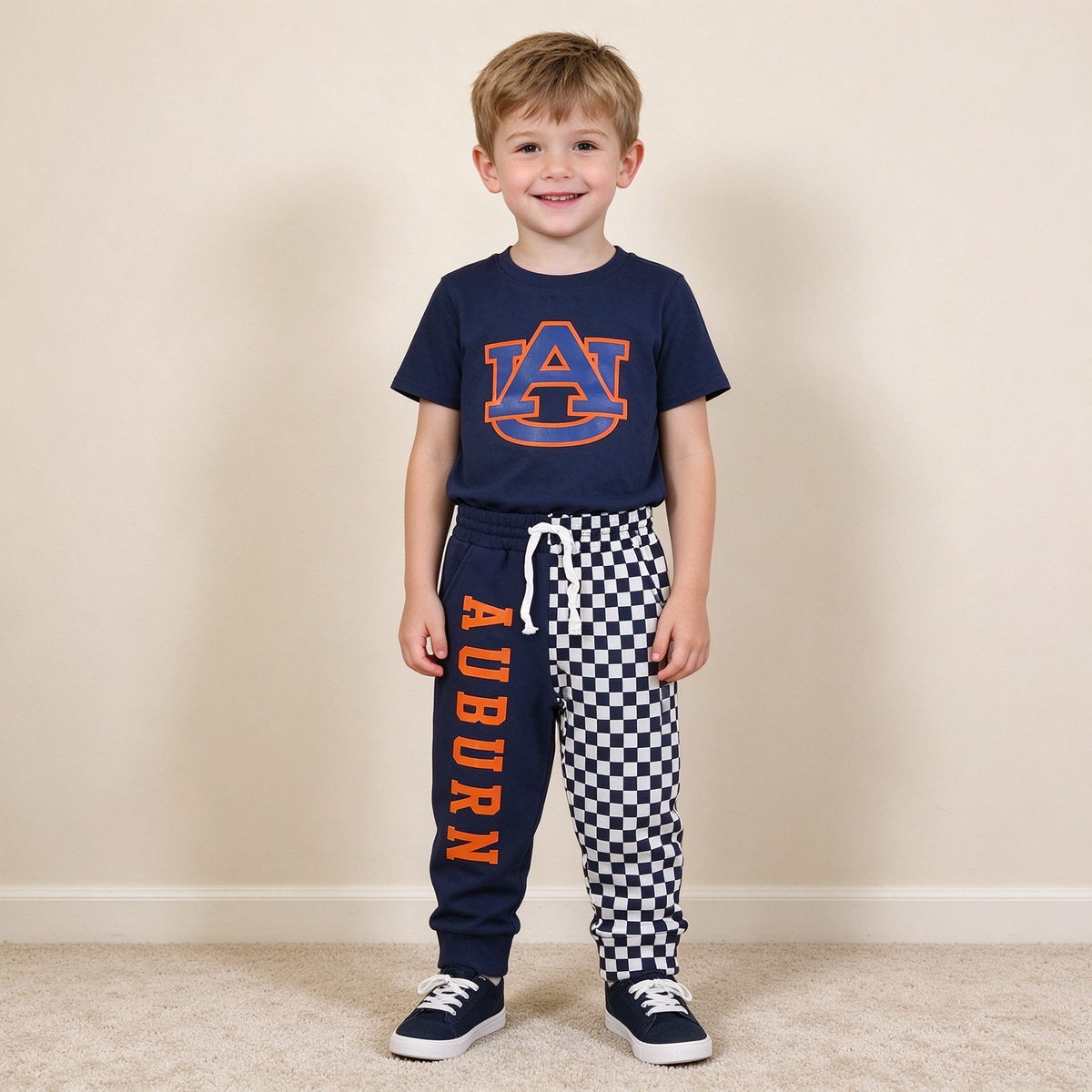 NEW RTS NO MOQ milk silk BSPO0694（BT1880+P1057）Baby Boys Navy Shirt Top Pockets Joggers Team Sets