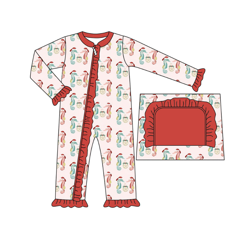 7.18 custom each style moq 5eta 4-6week Sibling Sister Christmas pink baby girls sets and rompers match family design