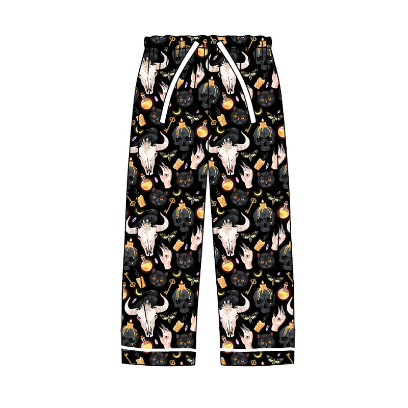 8.7 custom each style moq 5eta 4-6week adult clothes cow head black long pants adult man pants