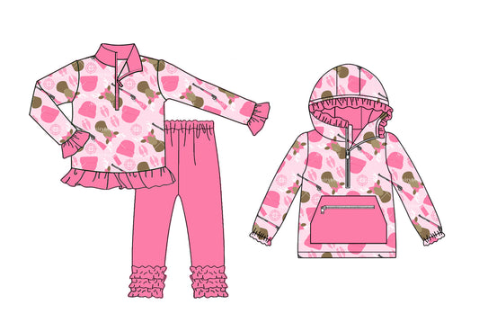 25.7.31 custom each style moq 5eta 4-6week Sibling Sisters baby girl long sleeve pants sets and top match family design