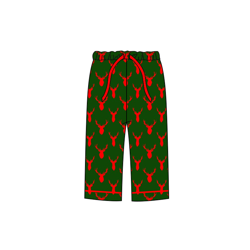 6.10 custom each style moq 5eta 4-6week adult clothes Christmas deer adult pants adult men