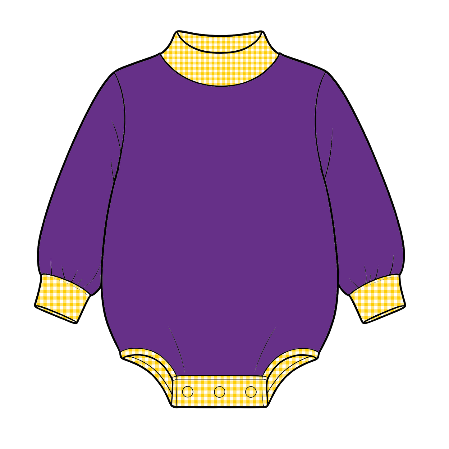 custom moq 5 mix size MSD082408  Baby Kids Solid High Neck Long Sleeve Team Romper