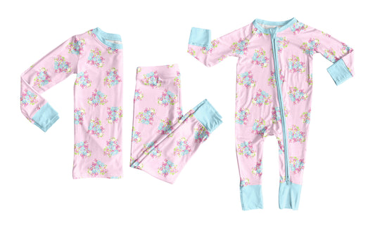 25.9.5 custom each style moq 5eta 4-6week Sibling Sisters floral baby girl clothes long sleeve pants sets and romper match family design