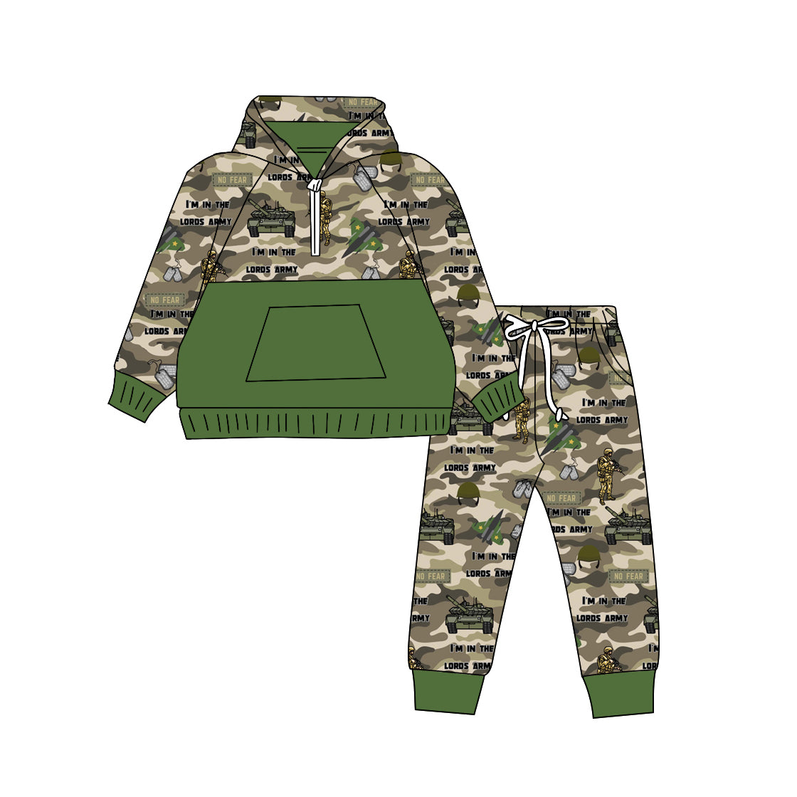 9.8 custom each style moq 5eta 4-6week baby boy clothes camouflage green long sleeve pants sets