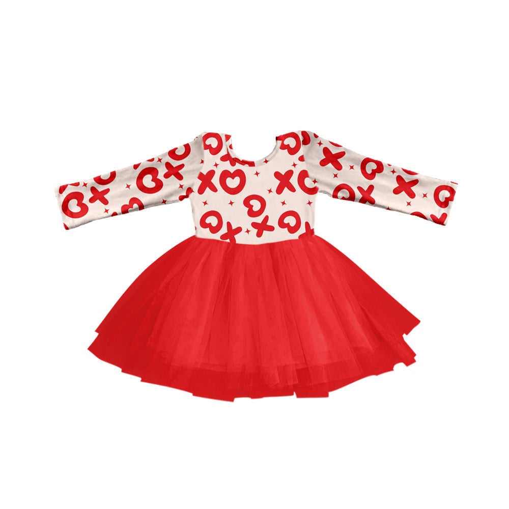 9.13 custom each style moq 5eta 4-6week baby girl clothes red long sleeve dress