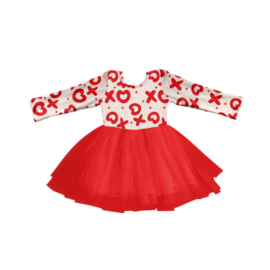 9.13 custom each style moq 5eta 4-6week baby girl clothes red long sleeve dress